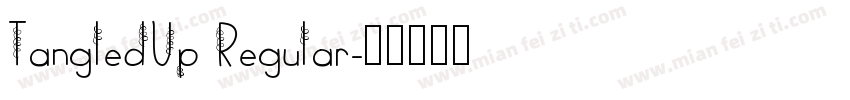 TangledUp Regular字体转换